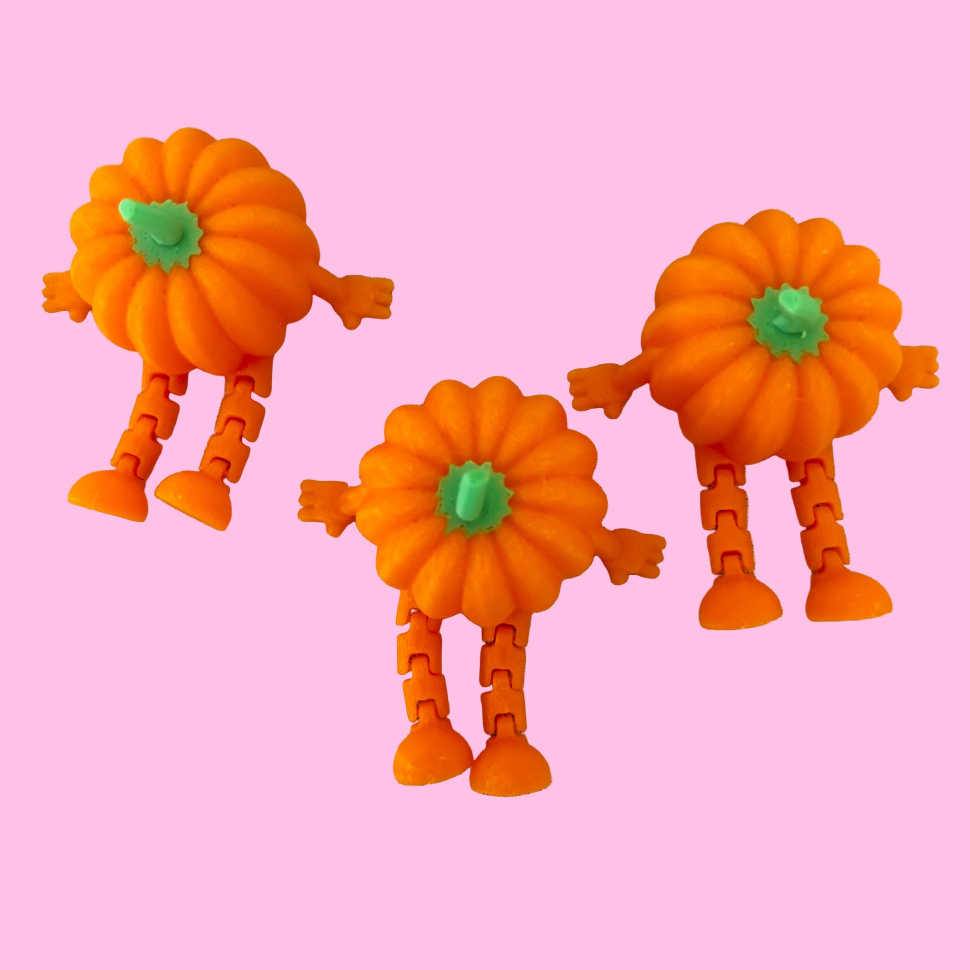 pumpkin halloween 3d printed flexi
