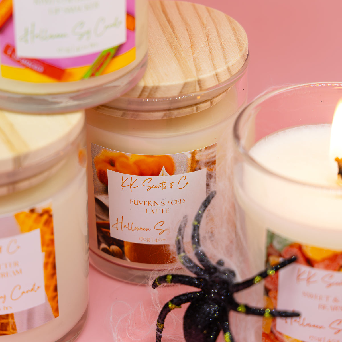 pumpkin spiced latte soy candle