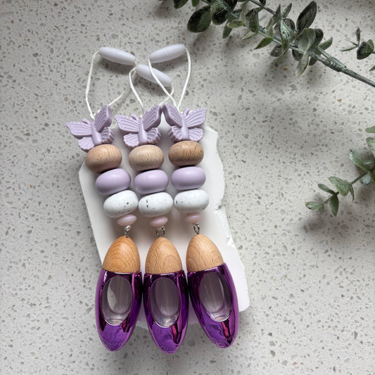 purple butterfly car diffuser