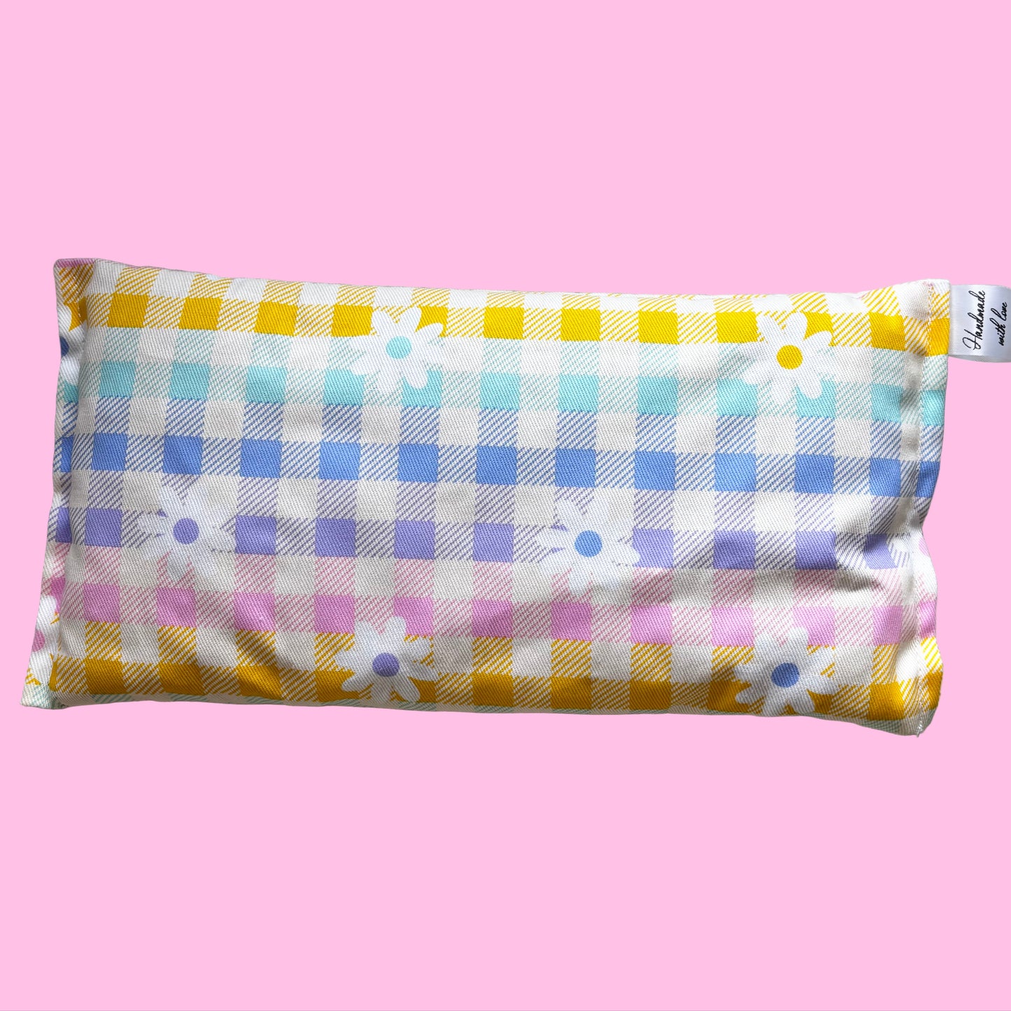 rainbow gingham heat pack