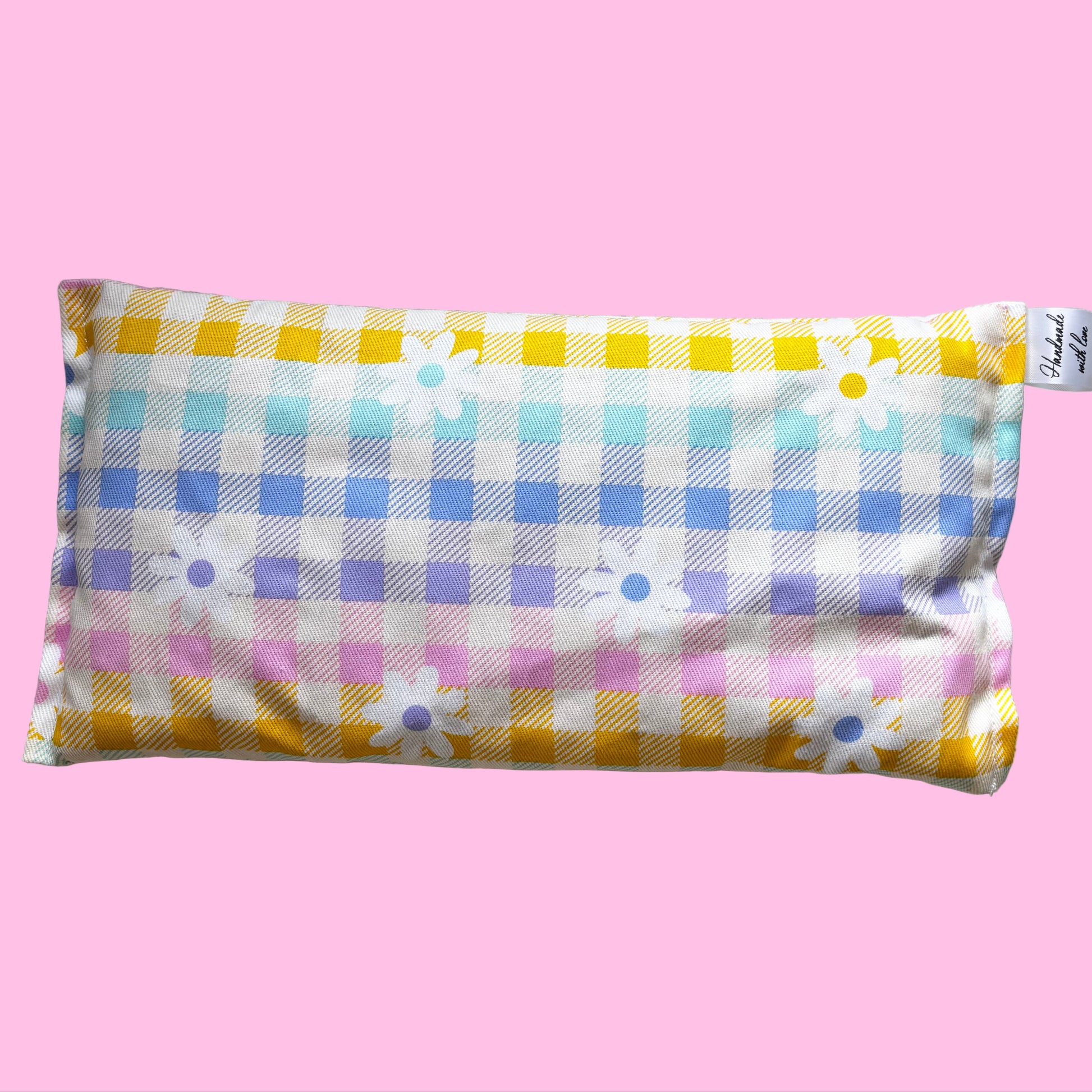 rainbow gingham heat pack