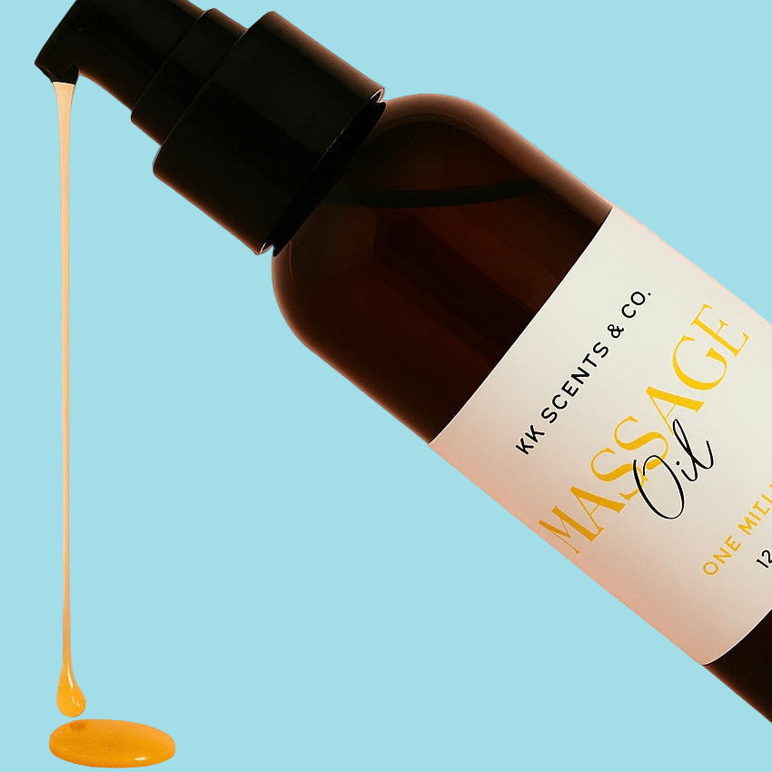 relaxing massage oil scented
