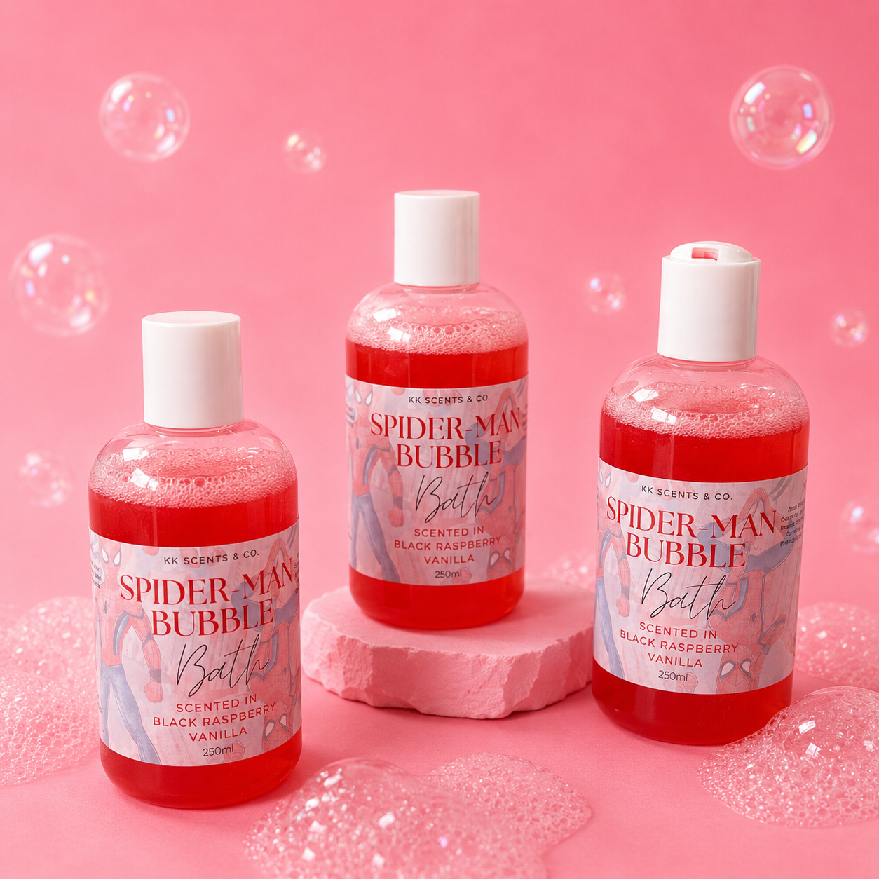 spiderman bubble bath