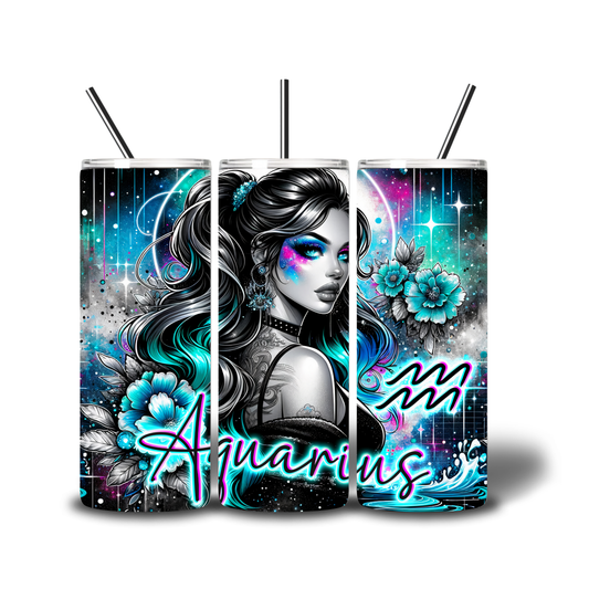 star sign printed cup tumbler