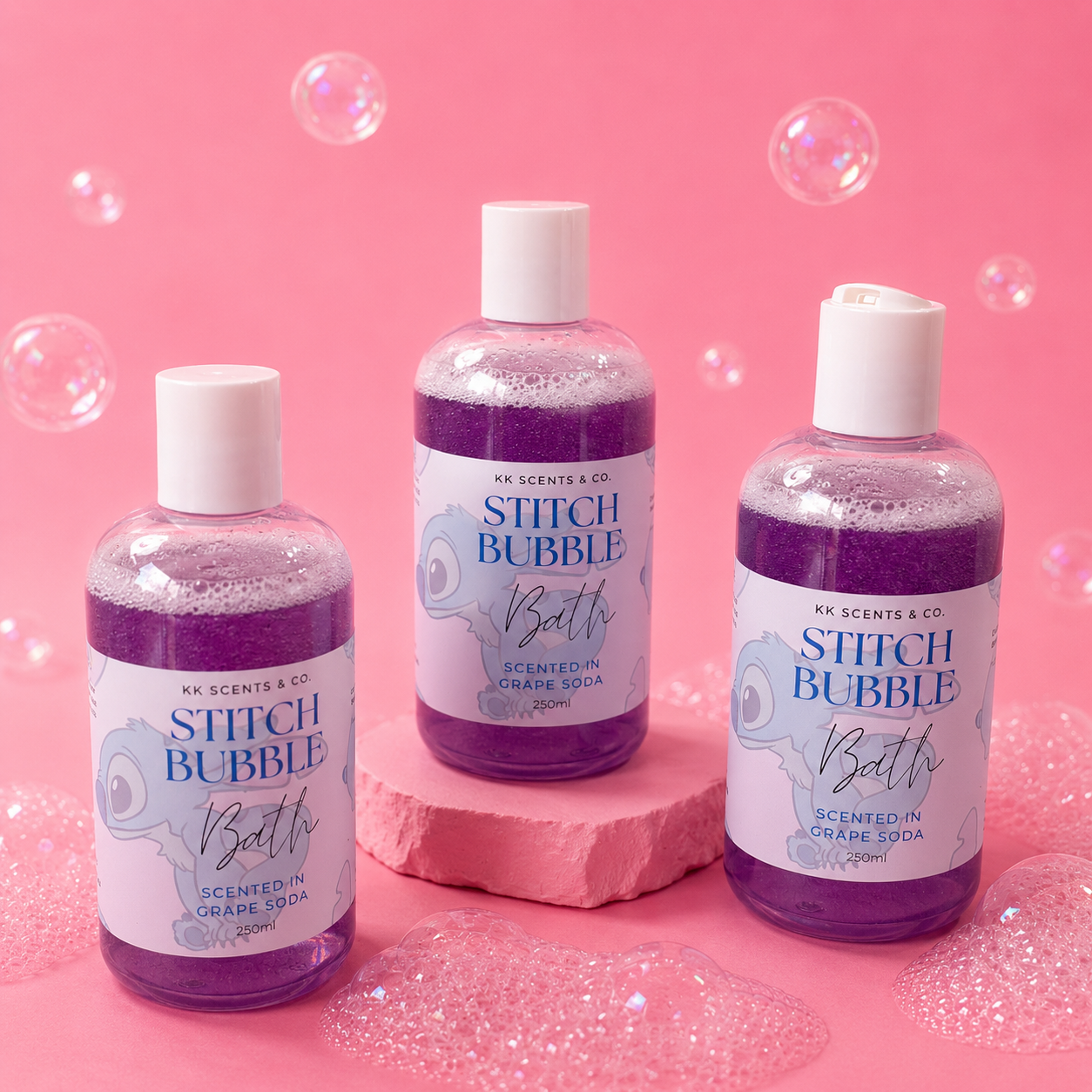 stitch bubble bath