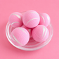 strawberry mini bath bomb