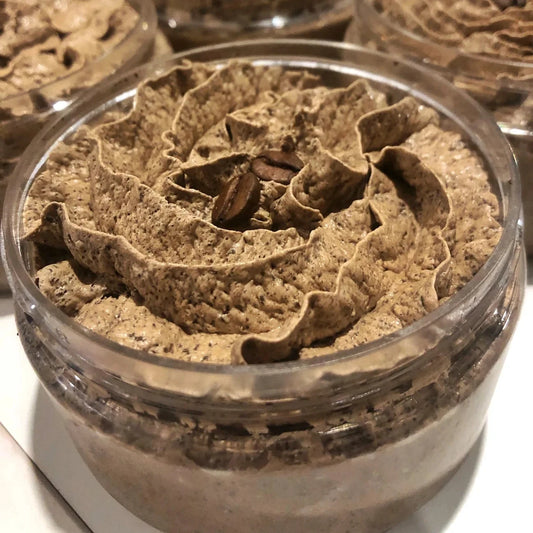 whipped coffee scrub