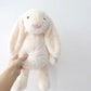 white plush bunny