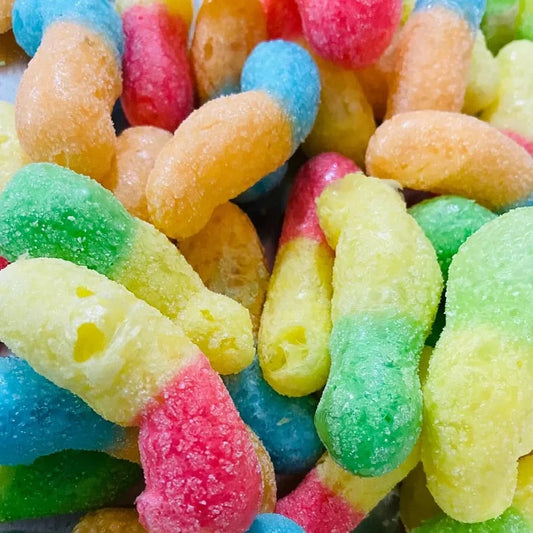 Sour Worms Freeze Dried