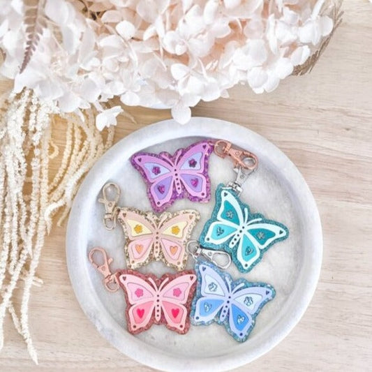 Butterfly Kisses Keychain