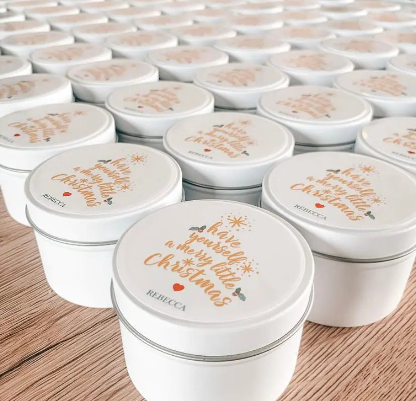 Christmas event favours candles