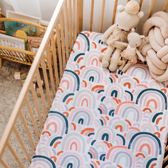 Rainbow Baby | Fitted Cot Sheet