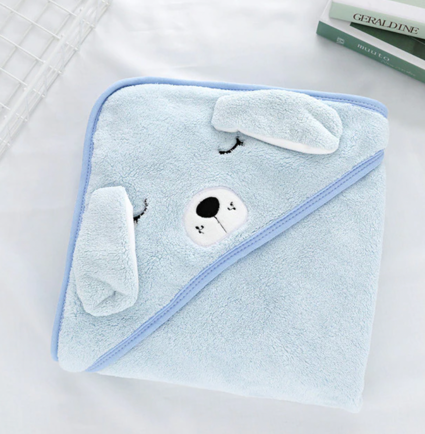 Soft Baby Towel - Blue