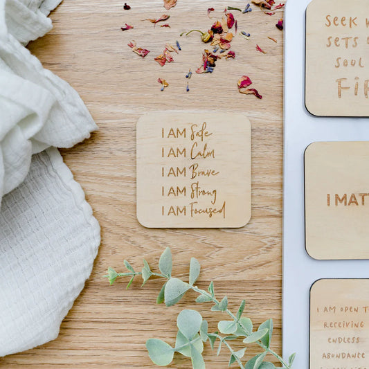 I Am Statements Wooden Magnets