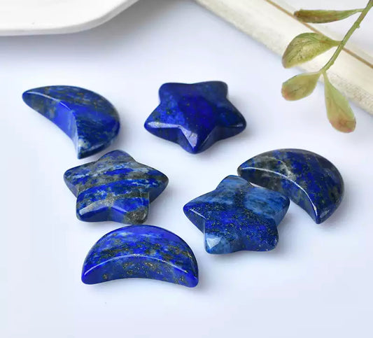 Lapis Lazuli Crystal Moon